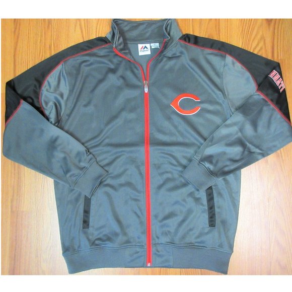 Majestic Other - LT, TALL CINCINNATI REDS MAJESTIC TRACK JACKET